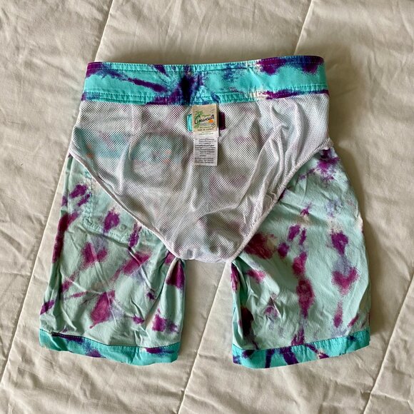 J. Crew Crewcuts Slim Fit Tie Dye Swim Trunks Size 7 - Picture 10 of 13